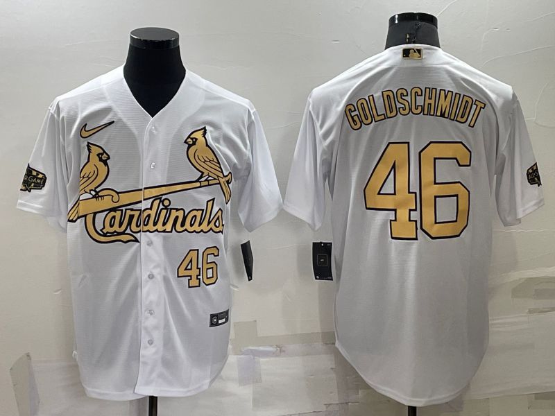 Men St.Louis Cardinals #46 Goldschmidt White 2022 All Star Game Nike MLB Jersey->2022 sacai x vapor waffle->Sneakers